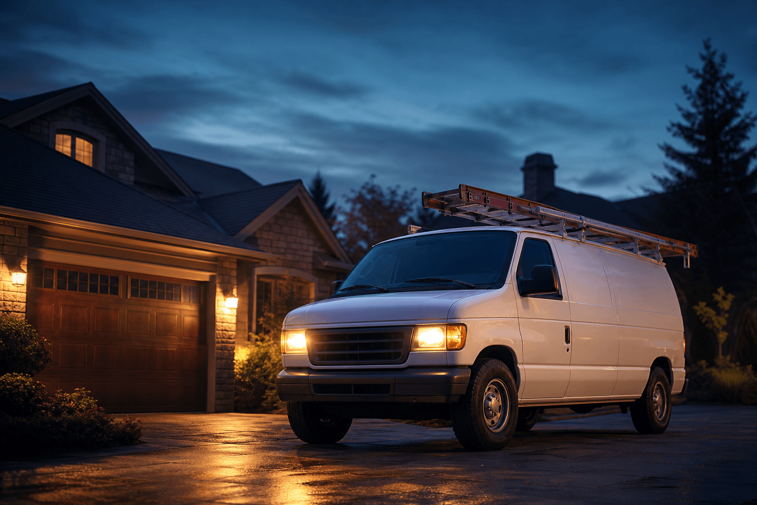 Service van ready for the next electrical job