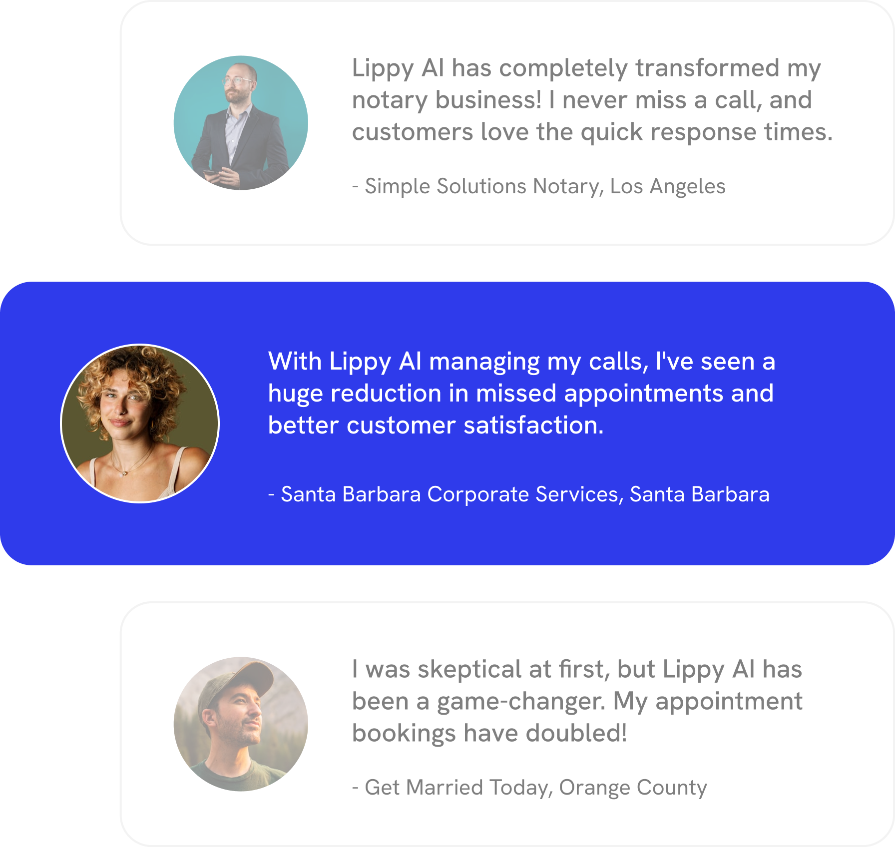 Testimonial Visual